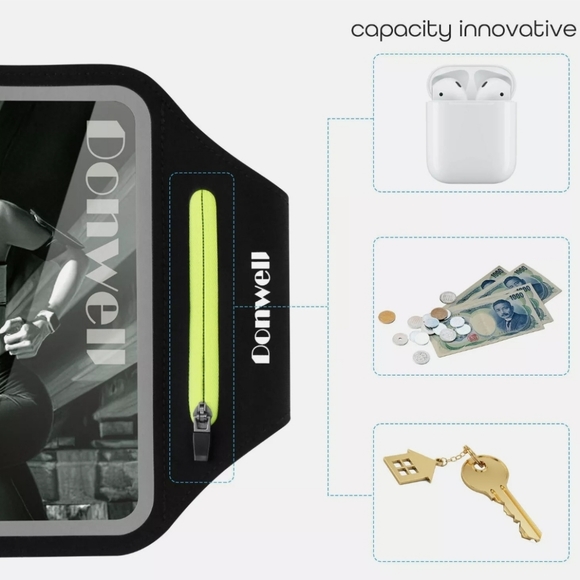 Donwell Smart phone armband holding case - Picture 4 of 6